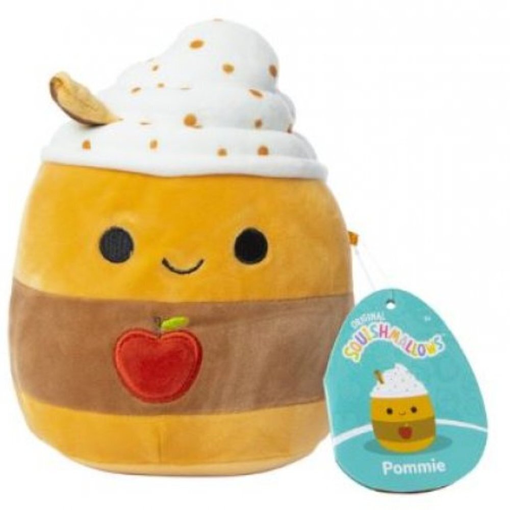 Squishmallows Pommie Apple Cider Plush Toy Fall Harvest Squad 2022 7.5" Frappe